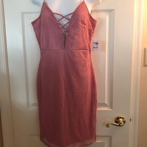 Charlotte Russe size large stripy mini dress